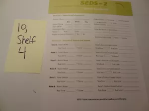Social-Emotional Dimension Scale SEDS 2 Second Edition Screener Summary Form - Foto 1 di 1