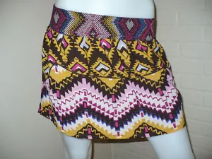 NEU MIT ETIKETT O'NEILL VINTAGE TRIBAL AZTEKEN ETHNISCHER ROCK CHIFFON BOHO RETRO ABSTRAKT 3 S - Bild 1 von 5