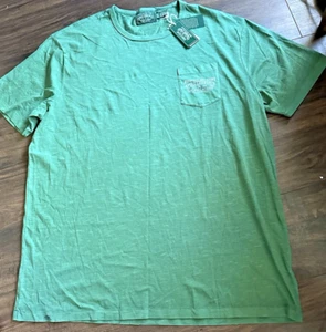 T-shirt Ralph Lauren Polo Country uomo grande e alta grafica originale etichetta verde - Foto 1 di 10