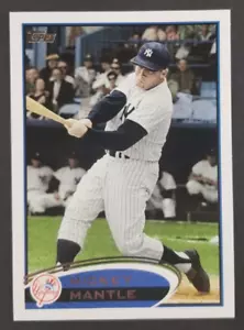 Carta Baseball Topolino Mantle 2012 Topps #7 (NM) - Foto 1 di 2