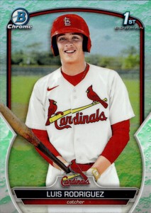 Luis Rodriguez 2023 Bowman #BCP-130 1st Bowman Chrome Lunar Glow Refractor