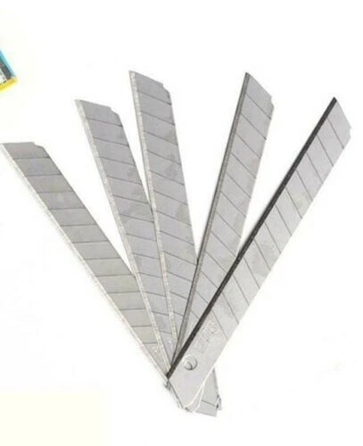 60 Pcs Snap Off 9mm Utility Cutter Blades 60 Degree for OLFA Cutter Japan Steel