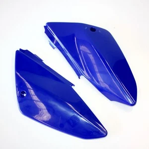 Protector de placa de plástico azul izquierdo derecho guardabarros estilo CRF70 PIT PRO bicicleta de tierra - Imagen 1 de 2