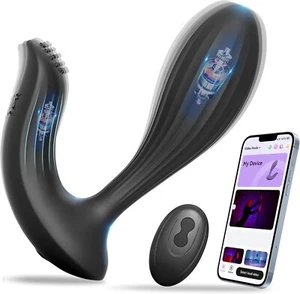 Prostate Massager Sex Toys Vibrating Butt Plug P Spot Male Vibrator - Picture 1 of 7