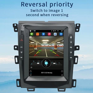Carplay For Ford Edge 2010-2015 Android 12 Car Radio Stereo GPS Navi w/Camera 9" - Picture 1 of 17
