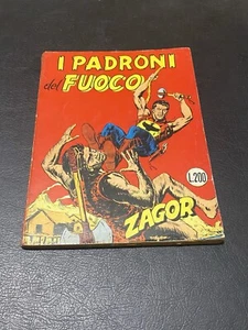 Zagor Scritta Rossa N 16 Da 200 Lire I Padroni Del Fuoco Settembre 1971 - Foto 1 di 5