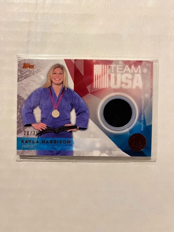 2016 Topps Olympics  Kayla Harrison Jersey Card  Bronze #20/75 - Image 1 of 1