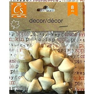 Piccole forme quadrate a fungo legno artigiani. 8 pezzi - Foto 1 di 1