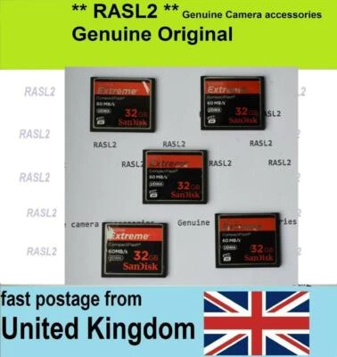 32 GB SanDisk Extreme 60 MB/s UDMA Compact Flash CF Memory Card, for Canon,Nikon - Image 1 of 4