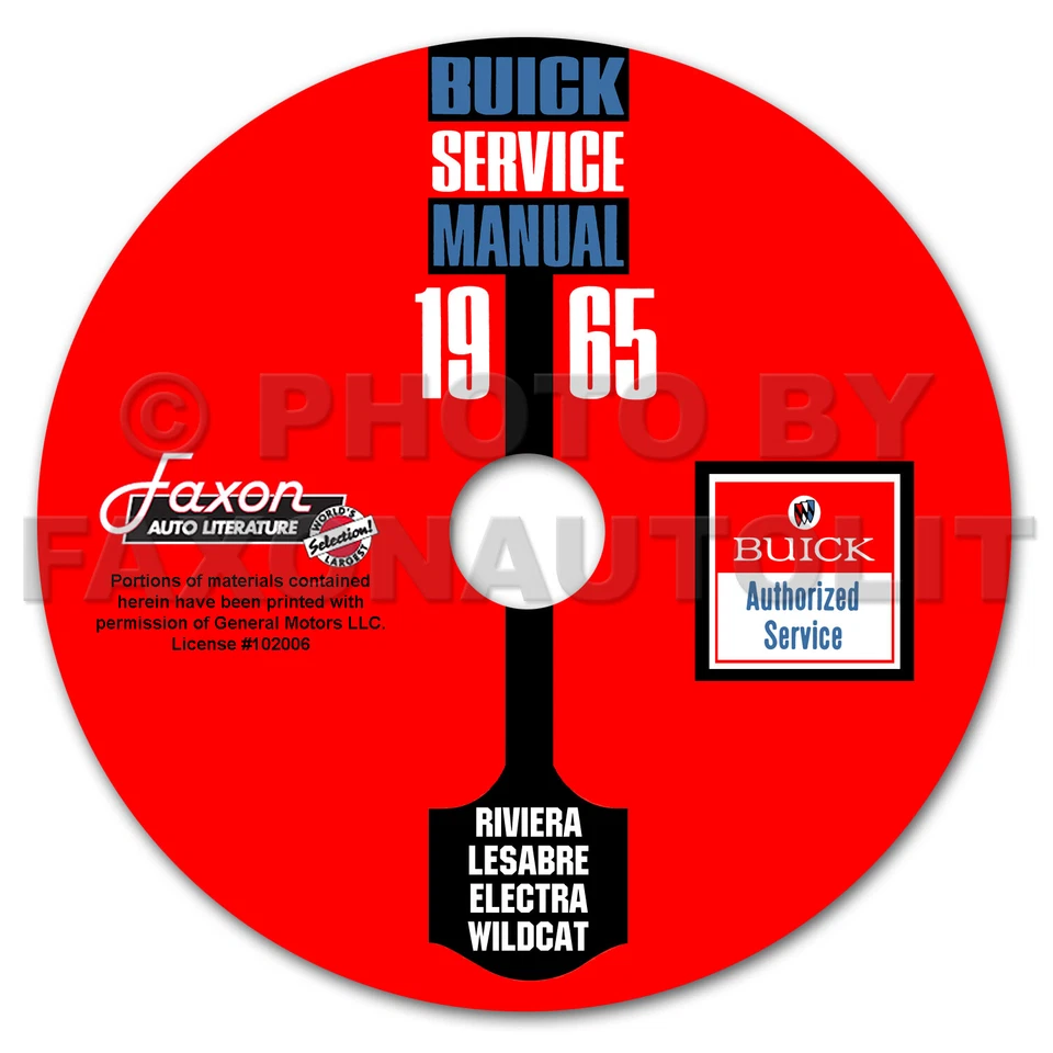 1965 Buick Tienda Manual CD 65 Riviera Lesabre Electra Special GS Skylark Montés - Imagen 1 de 1