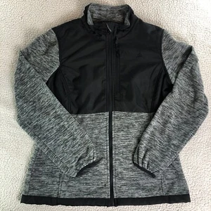 Snozu Platinum Collection Women’s Fleece Lined Black/Gray Large Full Zip Jacket - Picture 1 of 13