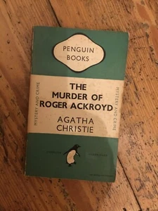 Vintage Penguin Crime The Murder Of Roger Ackroyd - Agatha Christie 1948 1st Ed - Picture 1 of 6