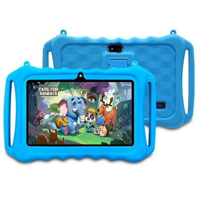 Kids Learning Tablet Wintouch PC 2x32GB Android 11 Games Education Blue Pink  - Image 1 of 4