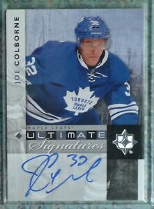 Joe Colborne 2011-12 UD Ultimate Signatures Rookie Autograph Toronto Maple Leafs