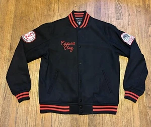 Roots Of Fight Bloodlines Jacket Cassius Clay Muhammad Ali Wool Blend Coat - Picture 1 of 6