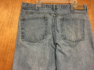MEN'S STEVE & BARRY'S QUALITY DENIM CLASSIC BRAND BLUE JEANS 36/34 - Picture 1 of 9