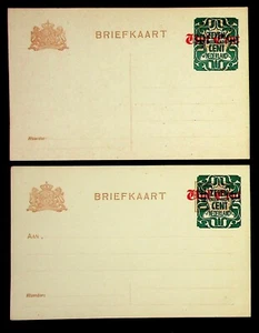 Nederland briefkaart 176 a I + II ongebruikt - Picture 1 of 2