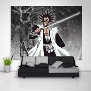 Kenpachi Zaraki Wandteppich Kunst Wandhängesofa Tischbettbezug Poster - Bild 1 von 12