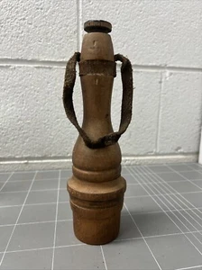 VINTAGE WOODEN ELECTRIC LIGHT FITTING THE NAVY WW2 MILITARY LAMP SHIP - Picture 1 of 9