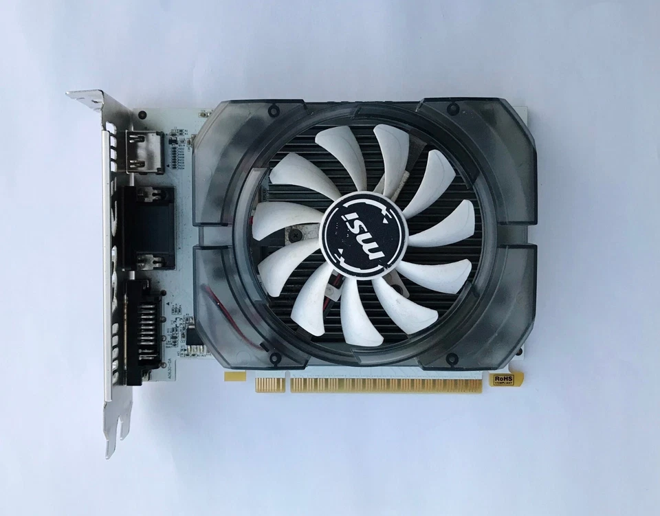 MSI NVIDIA GeForce GT730 4GB GDDR3 PCI-E Graphics Video Card VGA DVI HDMI - Image 1 of 3