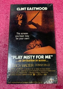 Clint Eastwood "Play Misty for Me" VHS Tape 1971 - New/Sealed - Picture 1 of 3