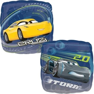 Cars Storm and Cruz 2 Sided Design 18Inch Foil Balloon Party Event Decoration - Picture 1 of 1