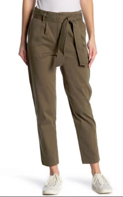 Cinturón de cintura orquídea negro bolsa de papel pantalones bootcamp nuevo con etiquetas $176 Foto 1 de 4