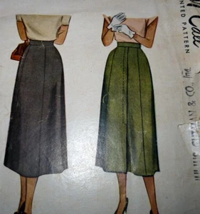 * SCHÖNER VINTAGE 40er Jahre ROCK McCALLS Schnittmuster Taille 28 - Bild 1 von 1