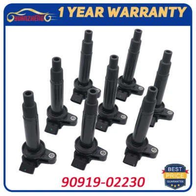 Bobina de encendido nueva 90919-02230 para LEXUS GS430 GX470 LS430 TOYOTA 4RUNNER 8 PIEZAS  Foto 1 de 4