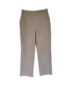 L.L. Pantalone donna Bean Perfect Fit alto elasticizzato dritto beige tasche pantaloni - Foto 1 di 4