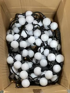 14m Pixel Ball Festoon RGB LED Lighting - Ethernet DMX Controlled+ Advatek -MORE - Picture 1 of 13