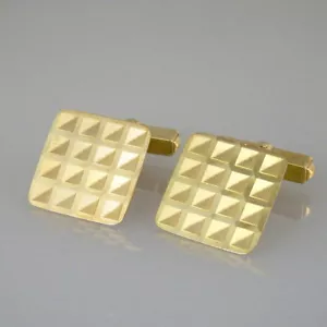 Manschettenknöpfe in 333/8k Gelbgold - Bild 1 von 5