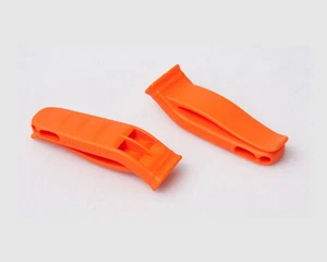 Survival Whistle by ITW MSM Monkey Emergency Orange - 2 Pack Signal Device - NEW - Picture 1 of 6