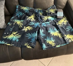 BIG & TALL 4X - CARGO POCKET SWIM TRUNKS -ISLANDS - NYC 2012 - NEW QUICK DRY - Picture 1 of 4