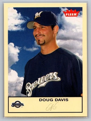 2005 Fleer Tradition - Doug Davis #48 Milwaukee Brewers cartão de beisebol da liga principal de beisebol - Imagem 1 de 2