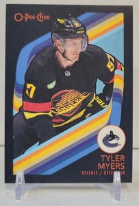 2023-24 O-Pee-Chee Tyler Myers #50 Retro Black Border /100 - Picture 1 of 2