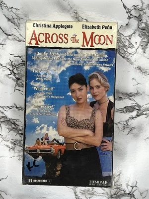 Across The Moon VHS Rare 1994 Hemdale Release 90s Road Movie Christina Applegate - Image 1 of 3