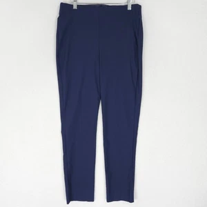Chicos Hose Damen 1,5 blau 10 spitz zulaufendes Bein hoher Bund zum Überziehen flache Vorderseite Freizeit - Bild 1 von 13