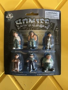 Homies Serie 1 El Juego Completo Original de 6 Figuras RARO EN MUY BUEN ESTADO COMO NUEVO - Imagen 1 de 2