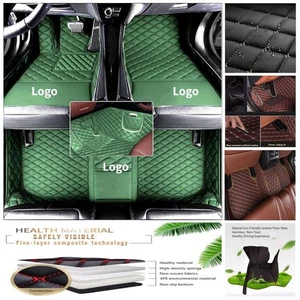 Fit For Mercedes-Benz Auto Car Floor Mat Cargo Liner Trunk Carpet PU Waterproof - Foto 1 di 40