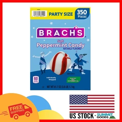 Mintas de menta refrescantes, envueltas individualmente - 350 piezas - cartón de 61,7 oz Foto 1 de 4