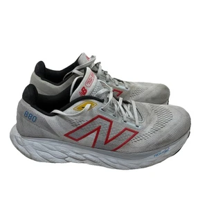 New Balance Fresh Foam X 880v14 Schuhe Herren 12 weiß grau rot schwarz Straßenlauf - Bild 1 von 9