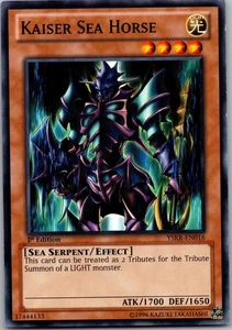 Kaiser Sea Horse 1st Edition Starter Deck: Kaiba Reloaded YSKR-EN016 MP - Picture 1 of 2