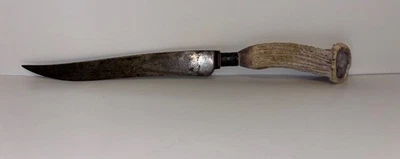 Винтажный Landers Frary & Clark Aetna Works нож рога ручки - Изображение 1 из 4