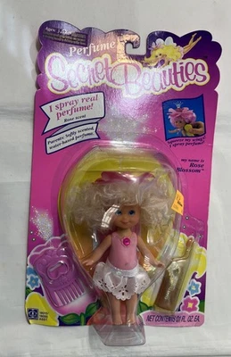 Perfume Hasbro Secret Beauties Rose Blossom 1992 de colección completo sellado Foto 1 de 4