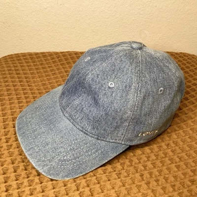 Sombrero esencial azul oscuro Levi's Denim con tirantes ajustable talla única nuevo Foto 1 de 4