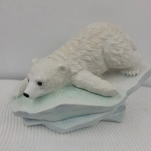 Vintage Maruri USA Polar Expedition Collection Eisbär Jungtier Porzellan Figur  - Bild 1 von 7