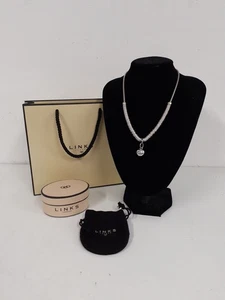 Vintage Links of London Sterlingsilber Sweetie Halskette mit Herz Anhänger (20) - Bild 1 von 7