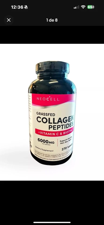 NeoCell Collagen Peptides Vitamin C & Biotin Dietary Supplement 270 Tablets