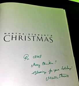 Martha Stewart's CHRISMAS by SIGNED Martha Stewart, Vtg 1989 First Edition HB DJ - Bild 1 von 13